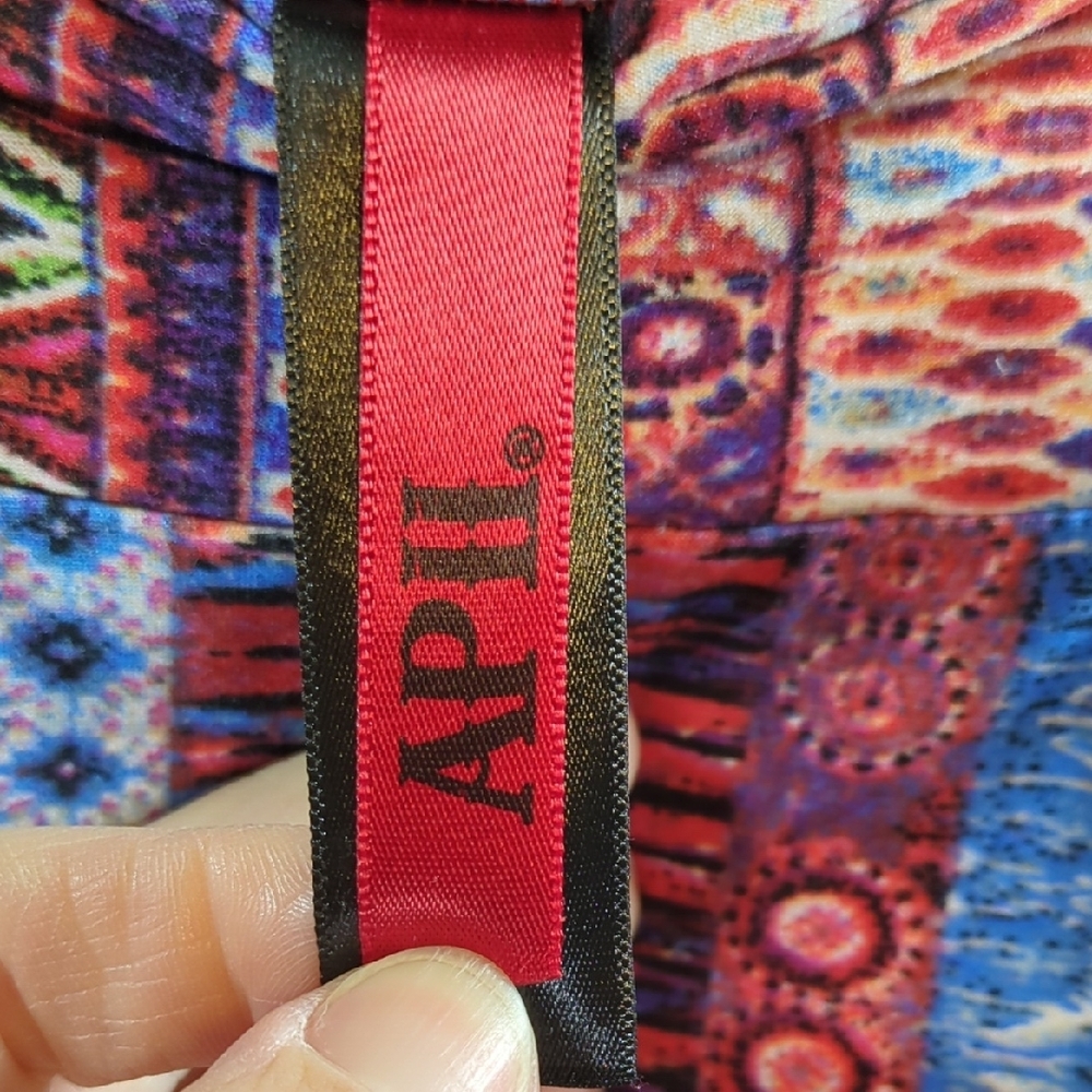 APII Colorful Patterned Maxi Skirt - Picture 3 of 4